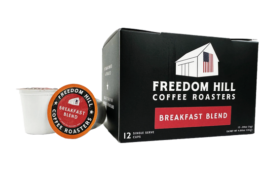 Freedom Hill: Breakfast Blend Coffee Pods